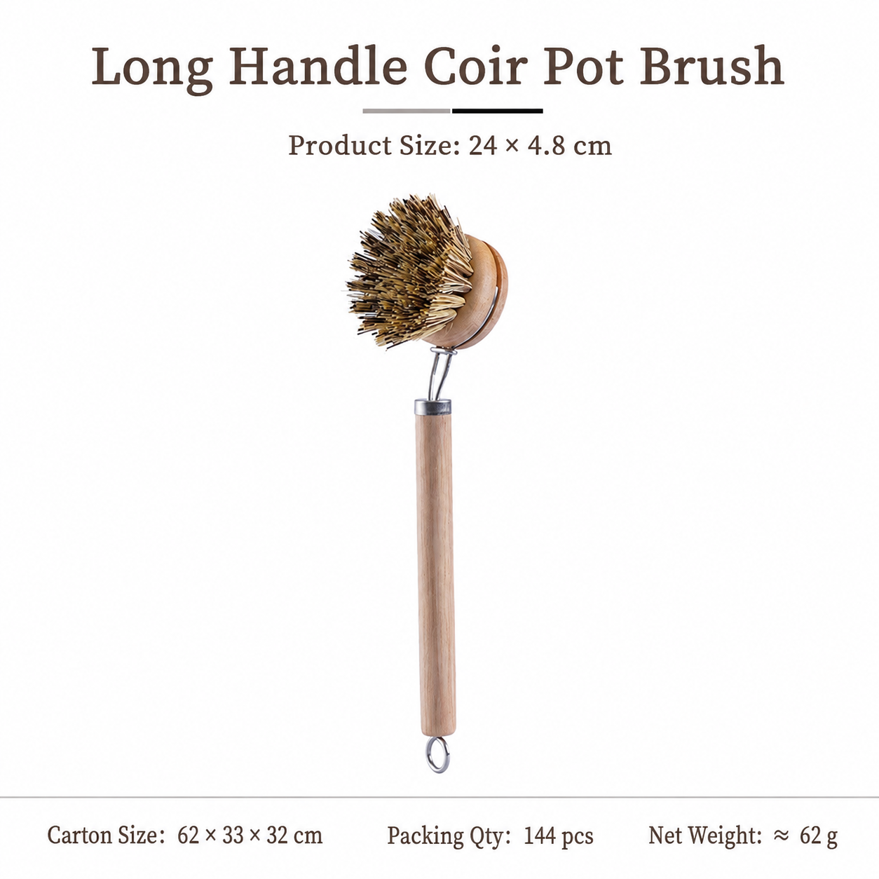 Long Handle Pot Brush