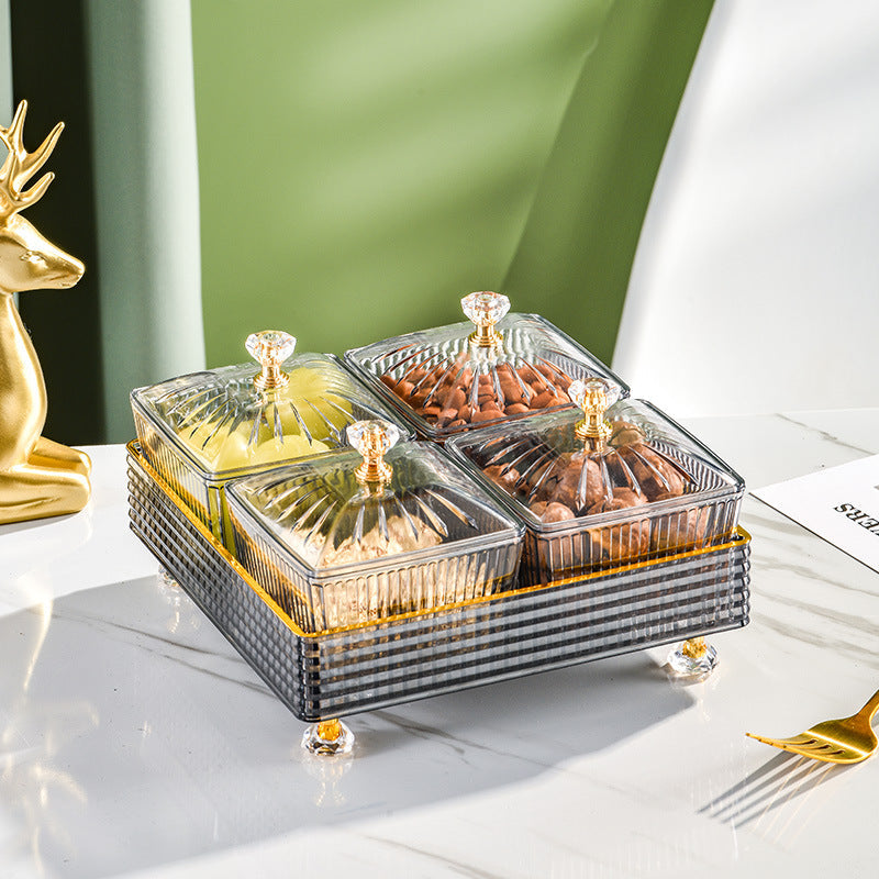 Compartment Candy Tray – Decorative Snack Serving Dish