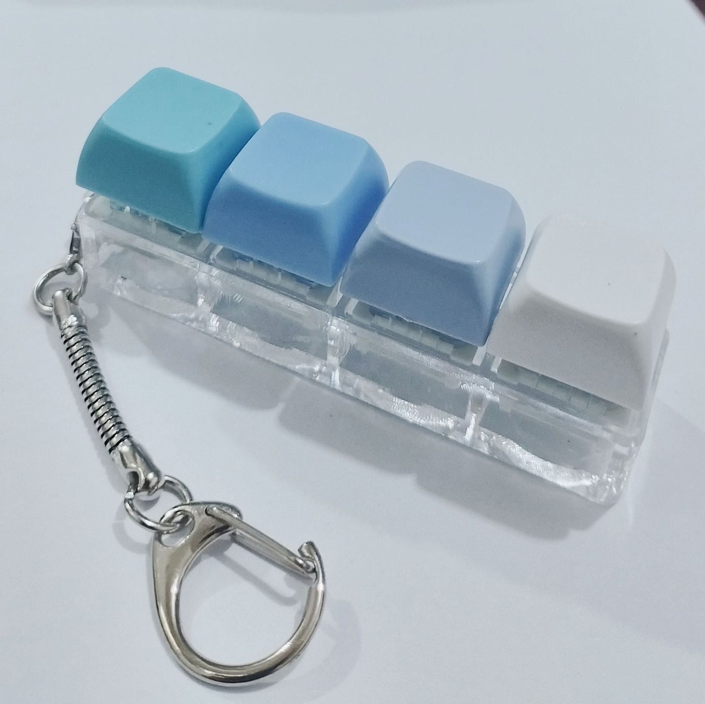 Fidget Keychain Button Squishy Toy – Stress Relief Anti-Anxiety Toy