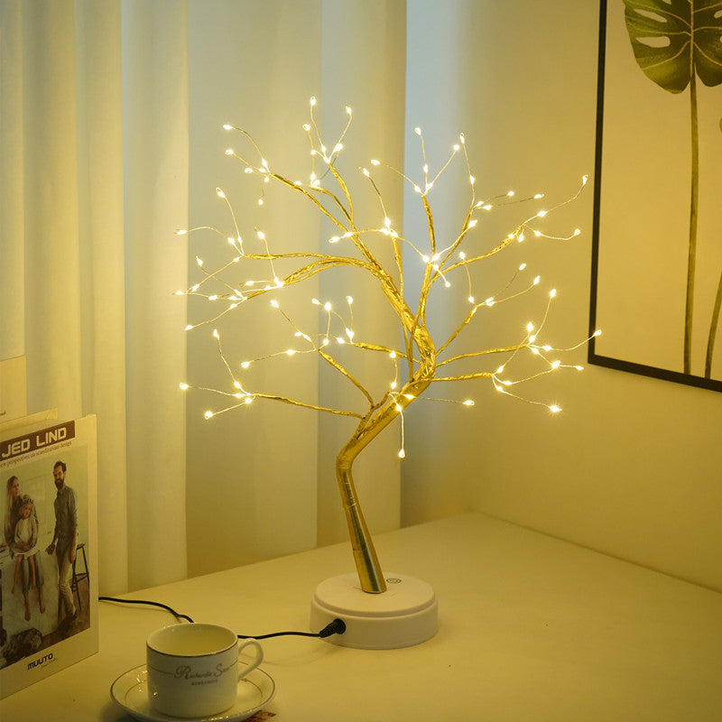 LED Pearl Christmas Tree Light – Starry Fairy Light Table Lamp