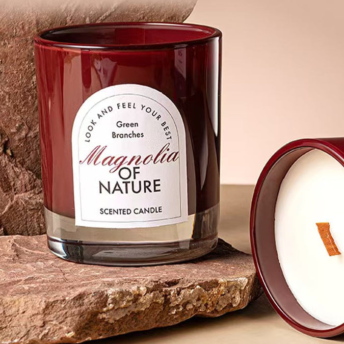 Colored Inner Glass Soy Wax Candle