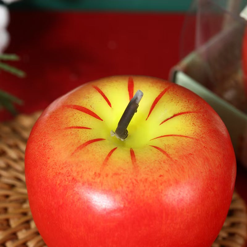 Red Apple Shaped Scented Candle