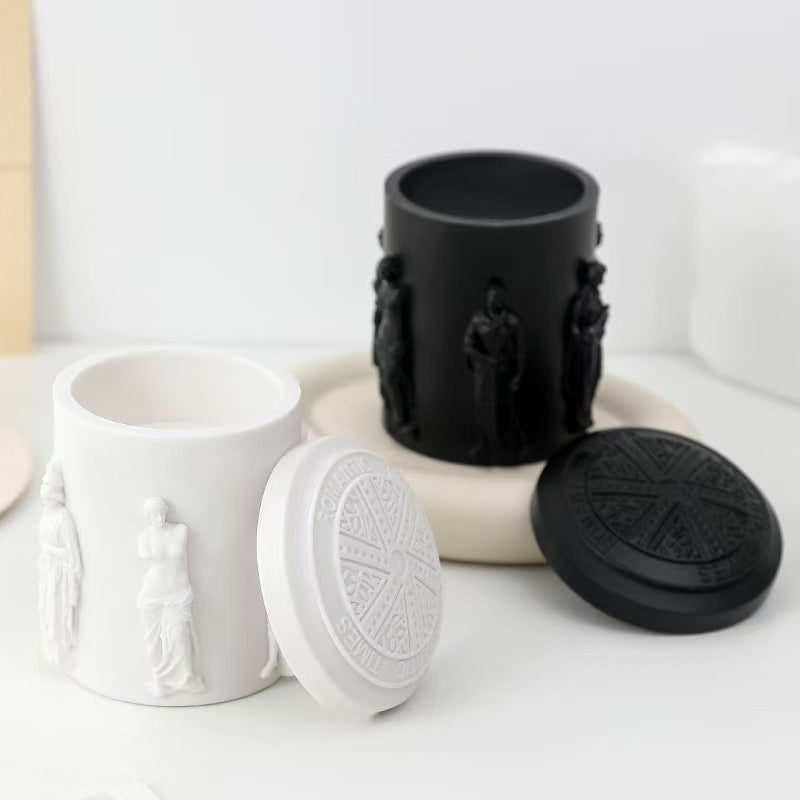 Plaster Cup Soy Candle