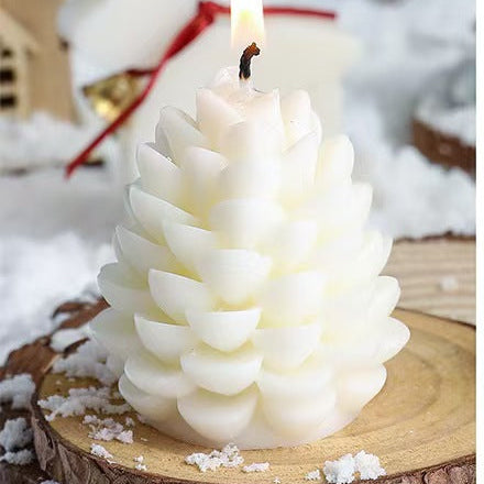 3D Pinecone Scented Candle