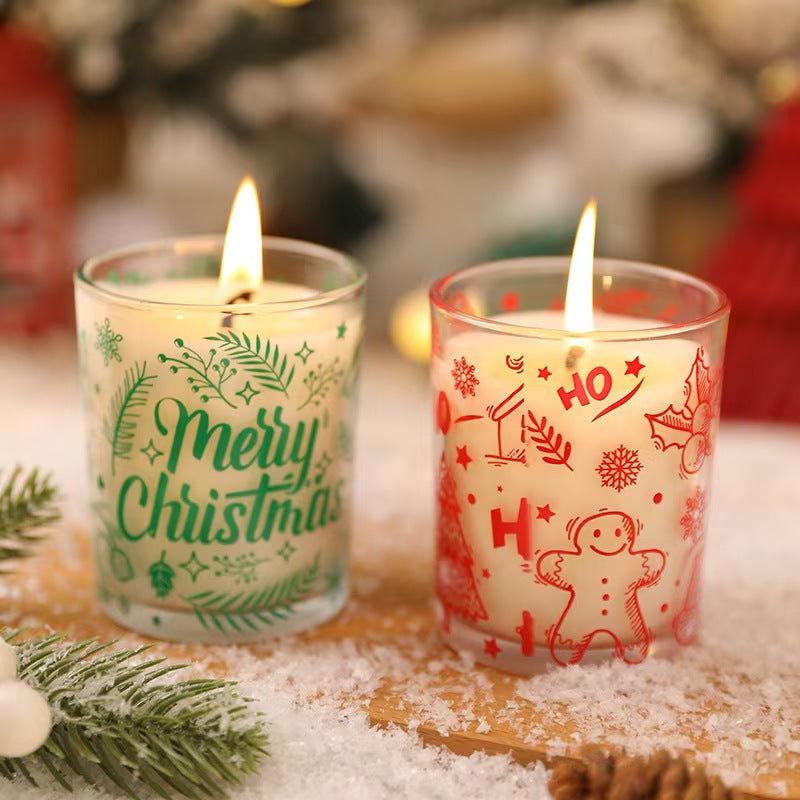 Christmas Glass Scented Candle