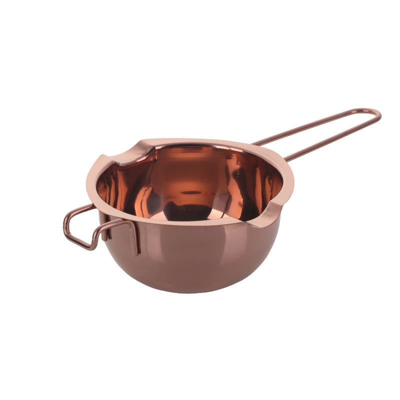 Stainless Steel Cheese Melting Pot – Mini Butter Warmer Sauce Pan with Long Handle for Kitchen Cooking