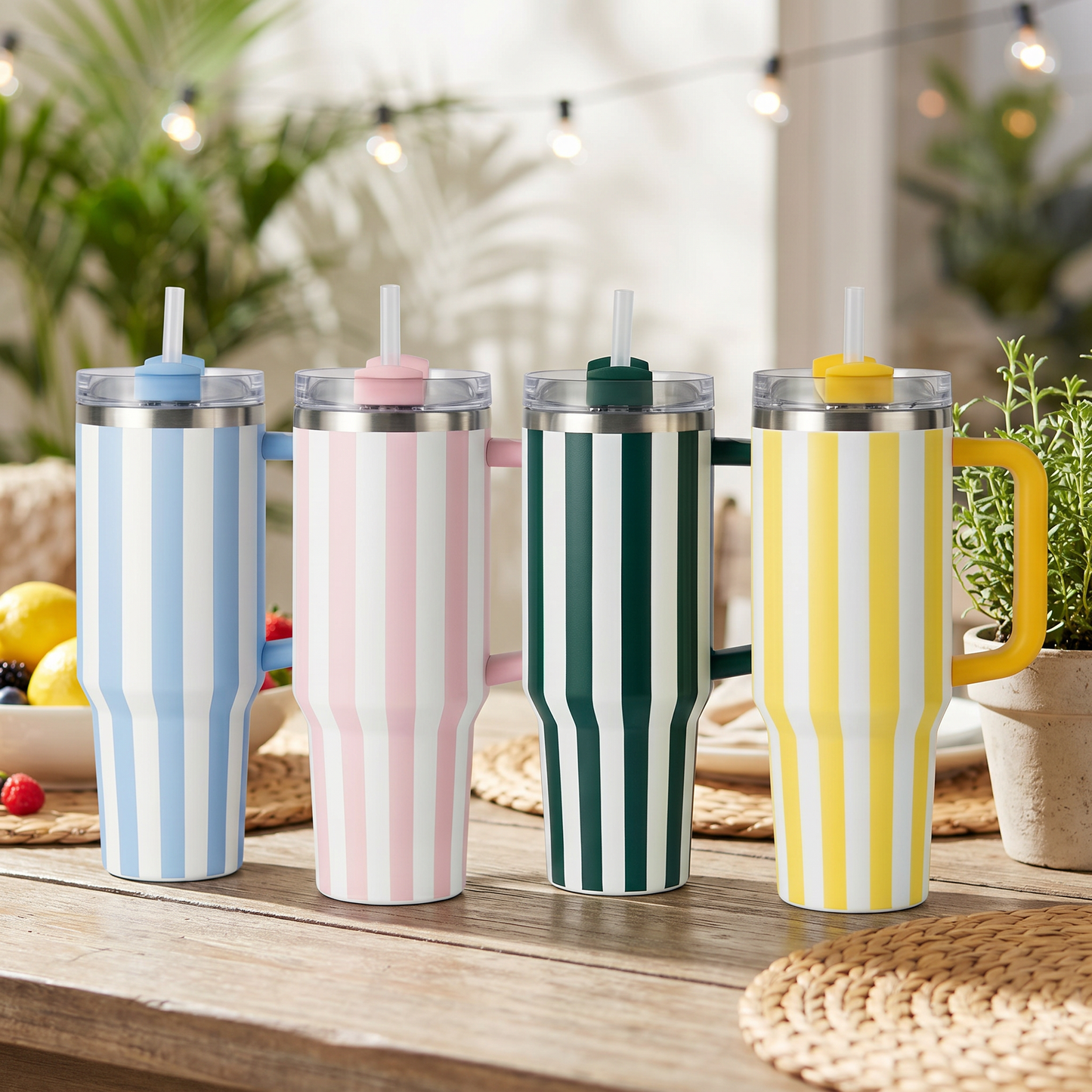 40oz Stainless Steel Insulated Tumbler Ice Boss Cup Large Capacity Travel Mug Vacuum Hot Cold Drink Bottle Portable Customizable Cup