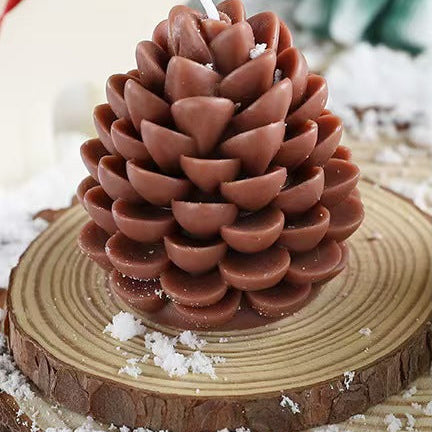 3D Pinecone Scented Candle