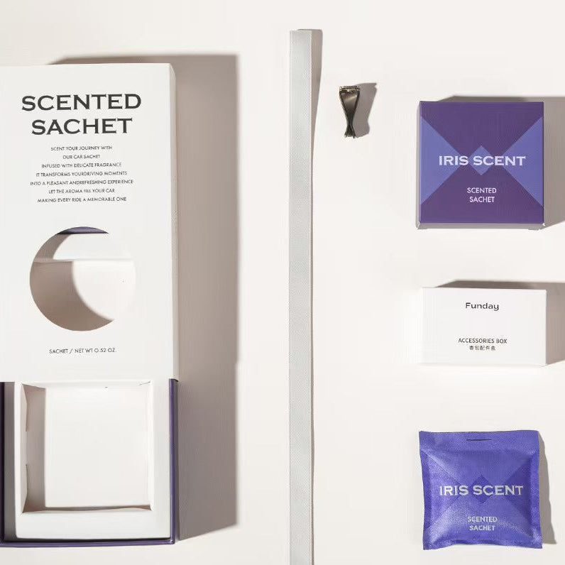 Car Hanging Air Freshener Sachet Gift Box