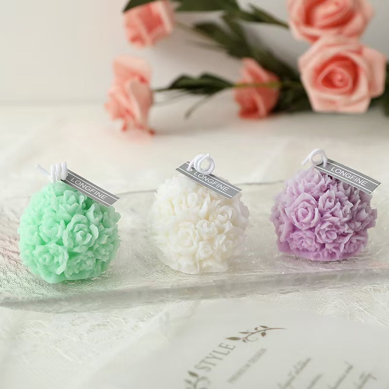 Floral Ball Scented Candle