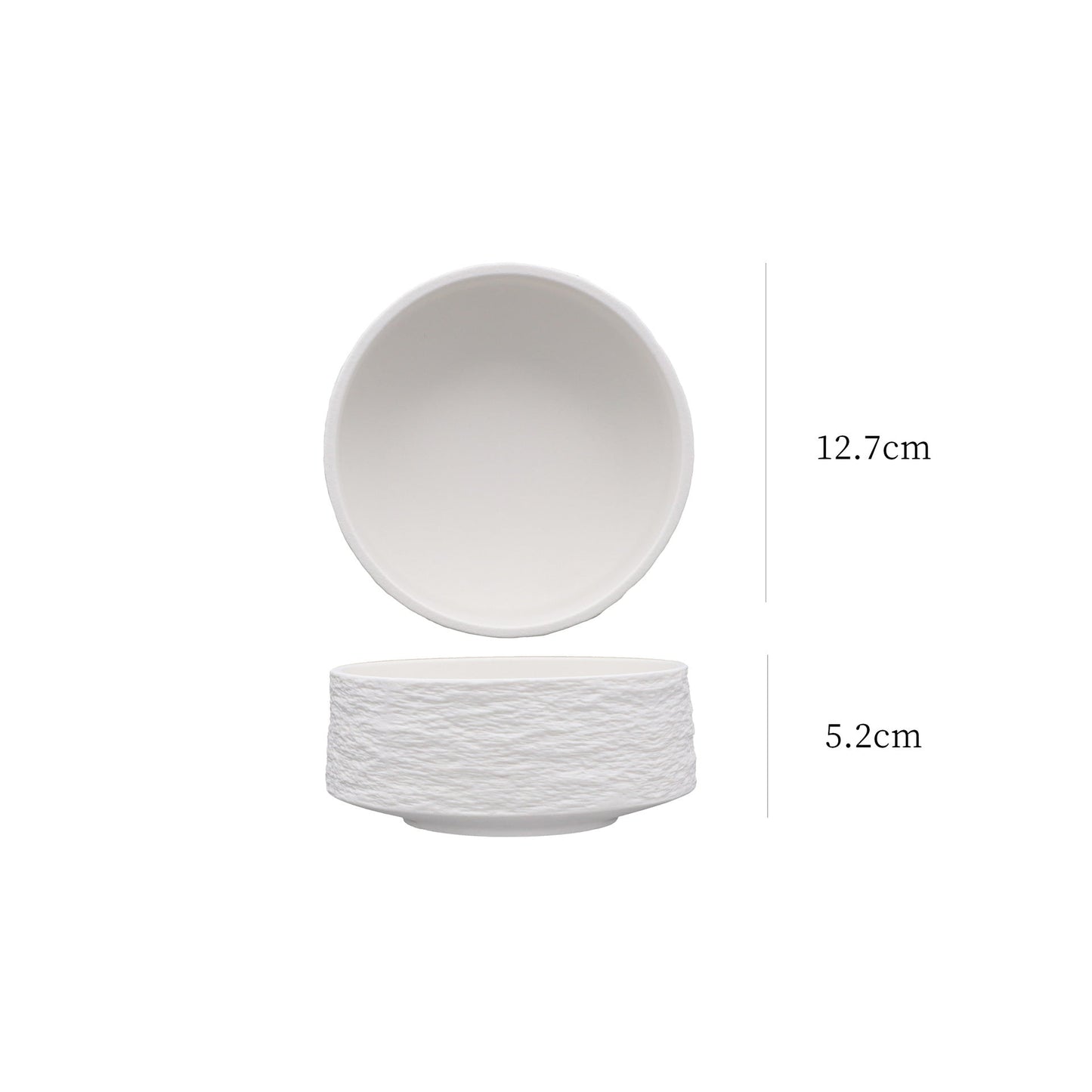 Stone Texture Ceramic Dinnerware Set – Luxury Bowls & Plates Collection