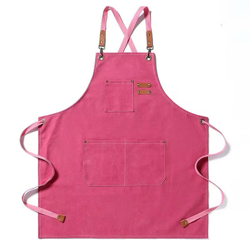 Thick Canvas Waterproof Oil-Resistant Work Denim Apron