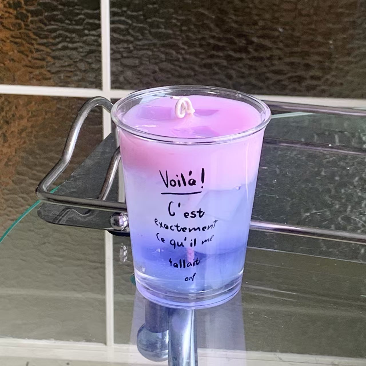 Realistic Drink Jelly Wax Candle