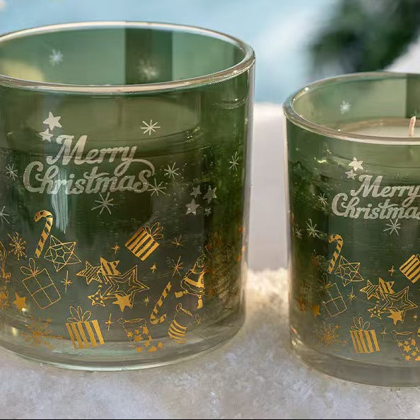 Christmas Glow Through Soy Candle