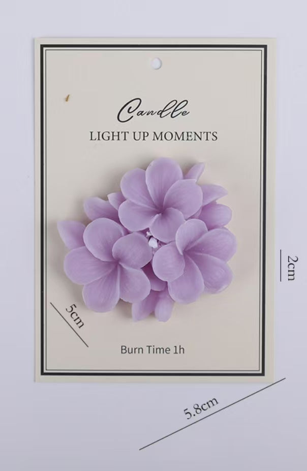 Plumeria Flower Scented Candle, Soy Blend