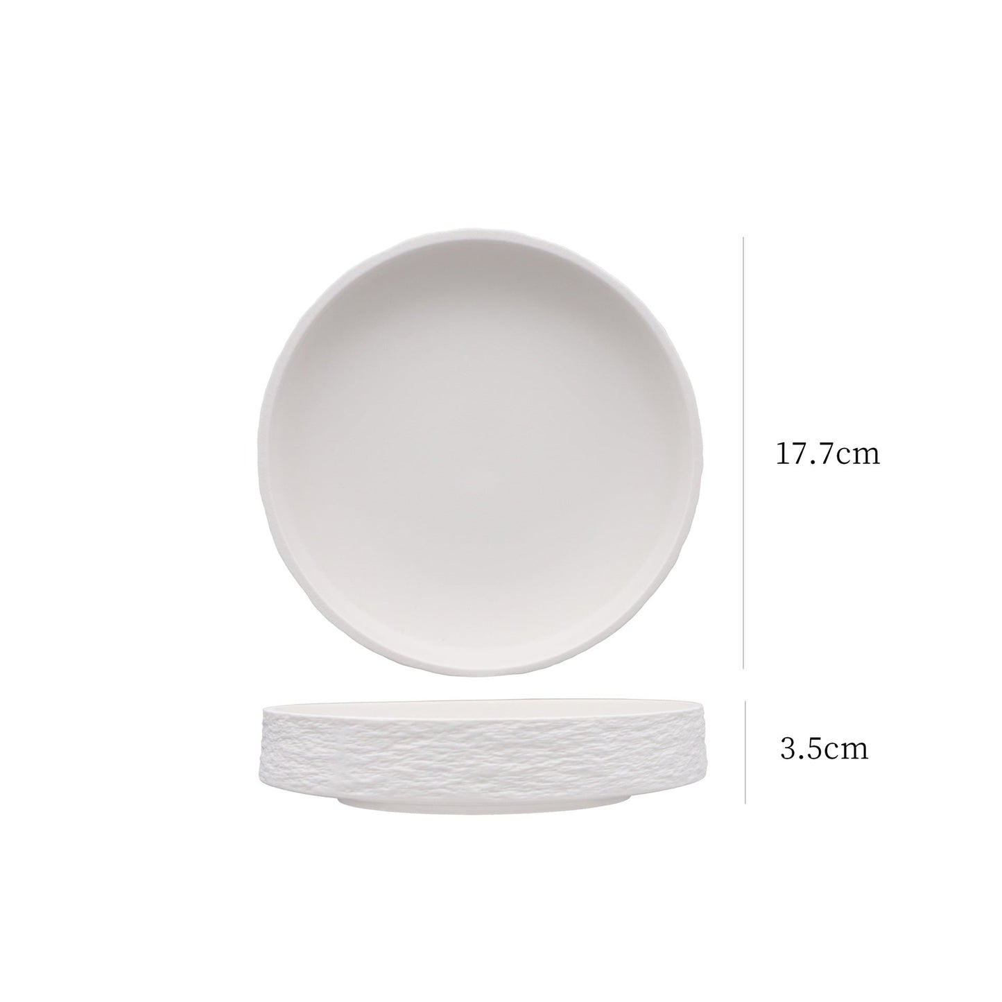 Stone Texture Ceramic Dinnerware Set – Luxury Bowls & Plates Collection