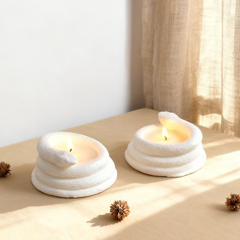 Space Rock Texture Animal Candle