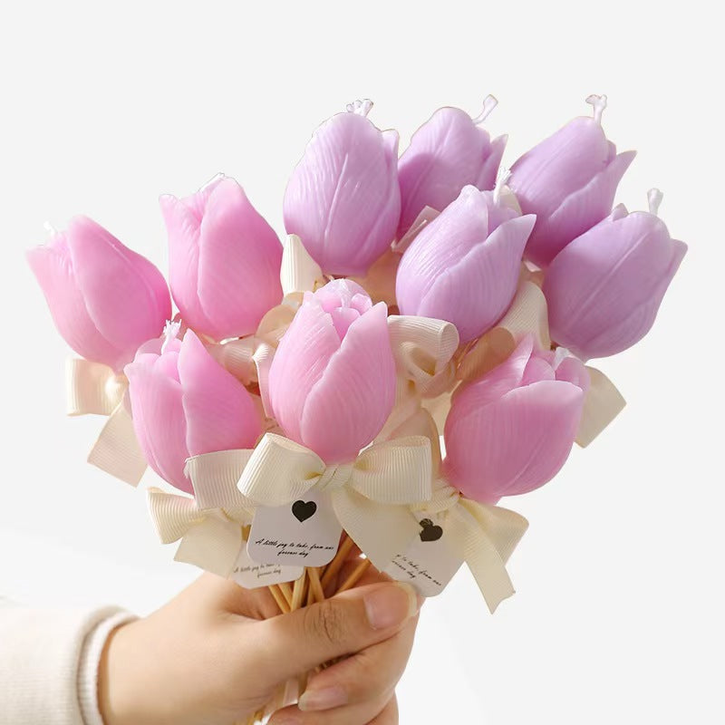Tulip Flower Scented Candle