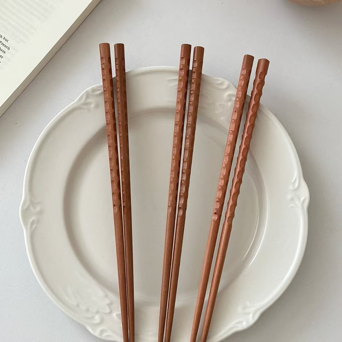 Wood Chopsticks Heat Resistant Solid Wood Tableware