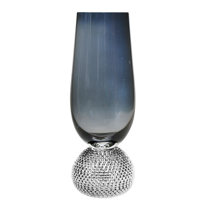 Gold Rim Crystal Goblet with Jewel Accent – Luxury Champagne, Wine & Dessert Glass