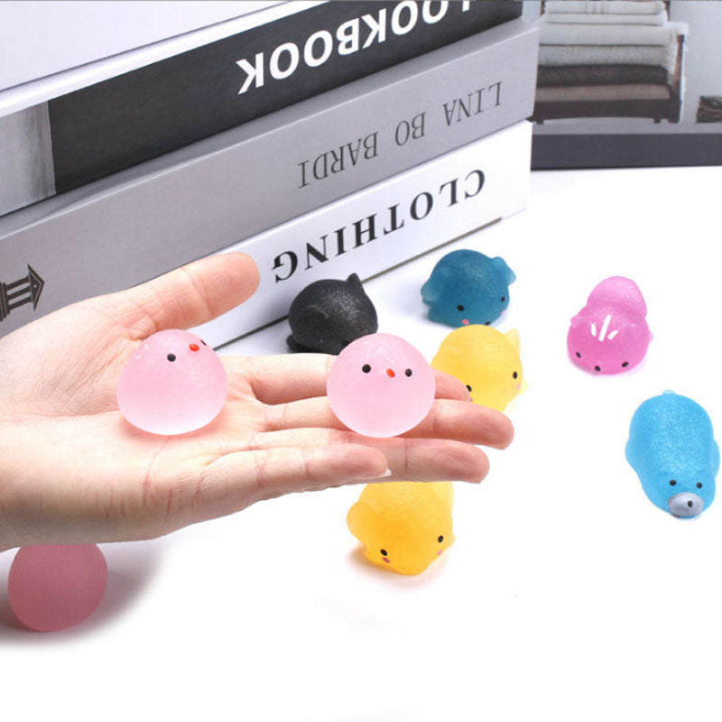 Cute Animal Squishy Toy – Holiday Stress Relief Soft Fidget Toy