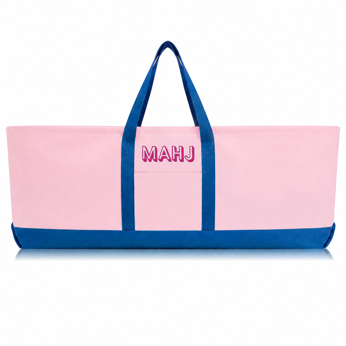Canvas Mahjong Mat Carrying Bag – Large Capacity Game Set Storage Tote