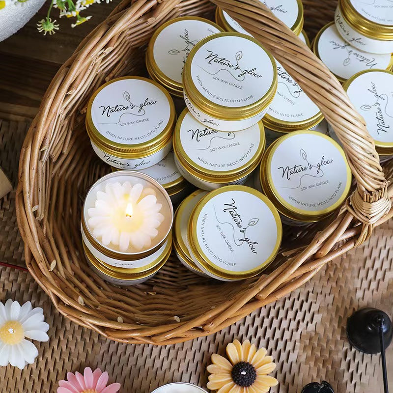Chamomile Scented Candle in Mini Tin