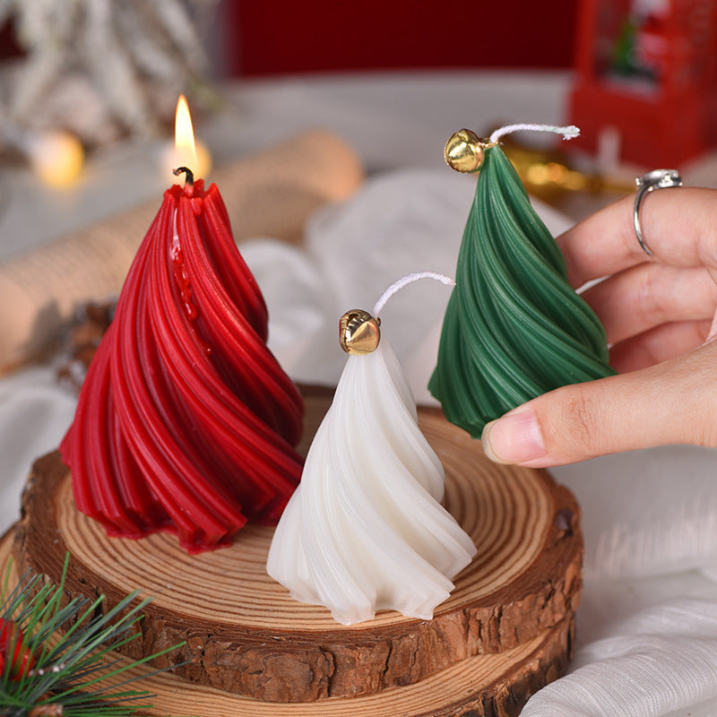 Mini Rotating Christmas Tree Scented Candle