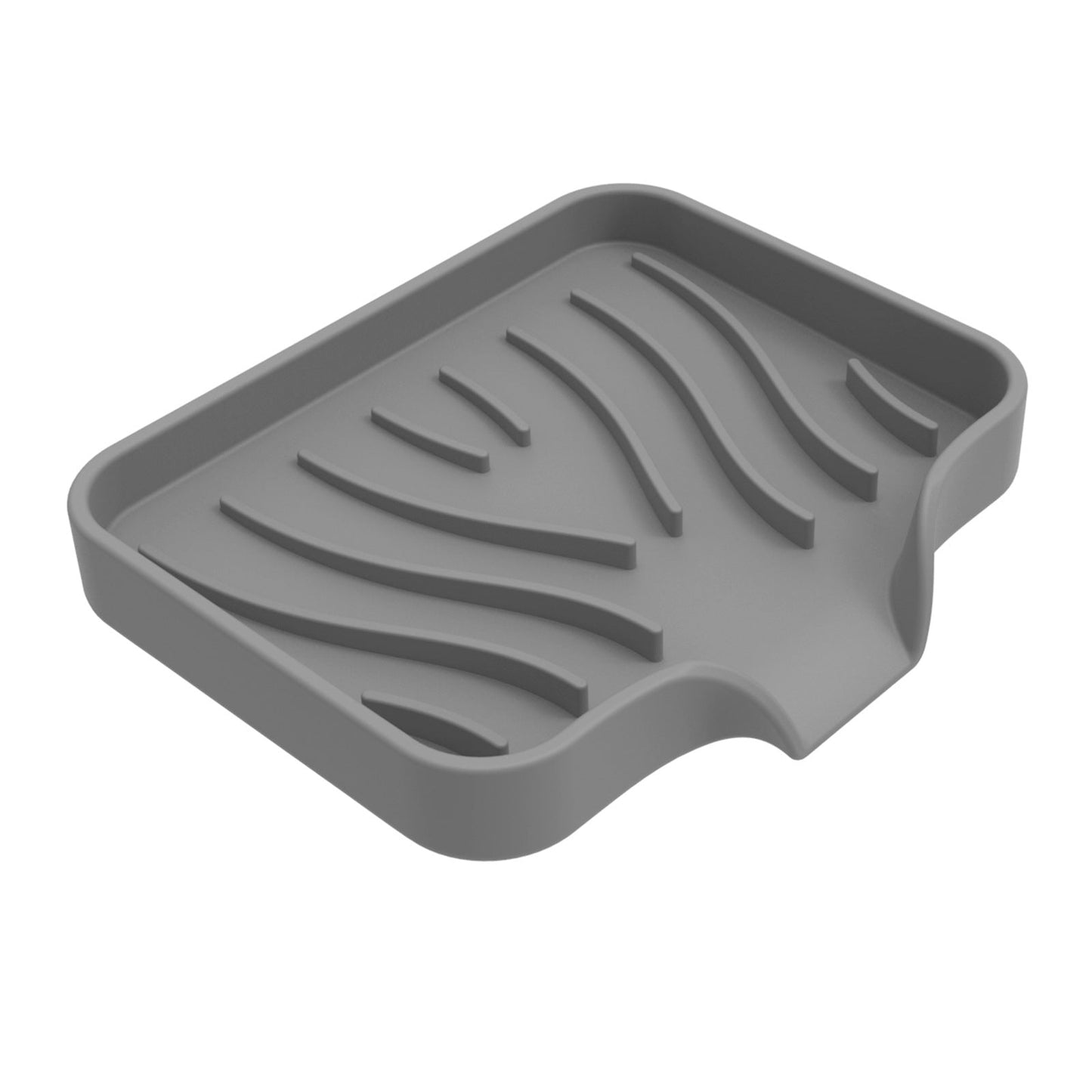 Silicone Soap Drain Tray – Self Draining Non-Slip Soap Holder