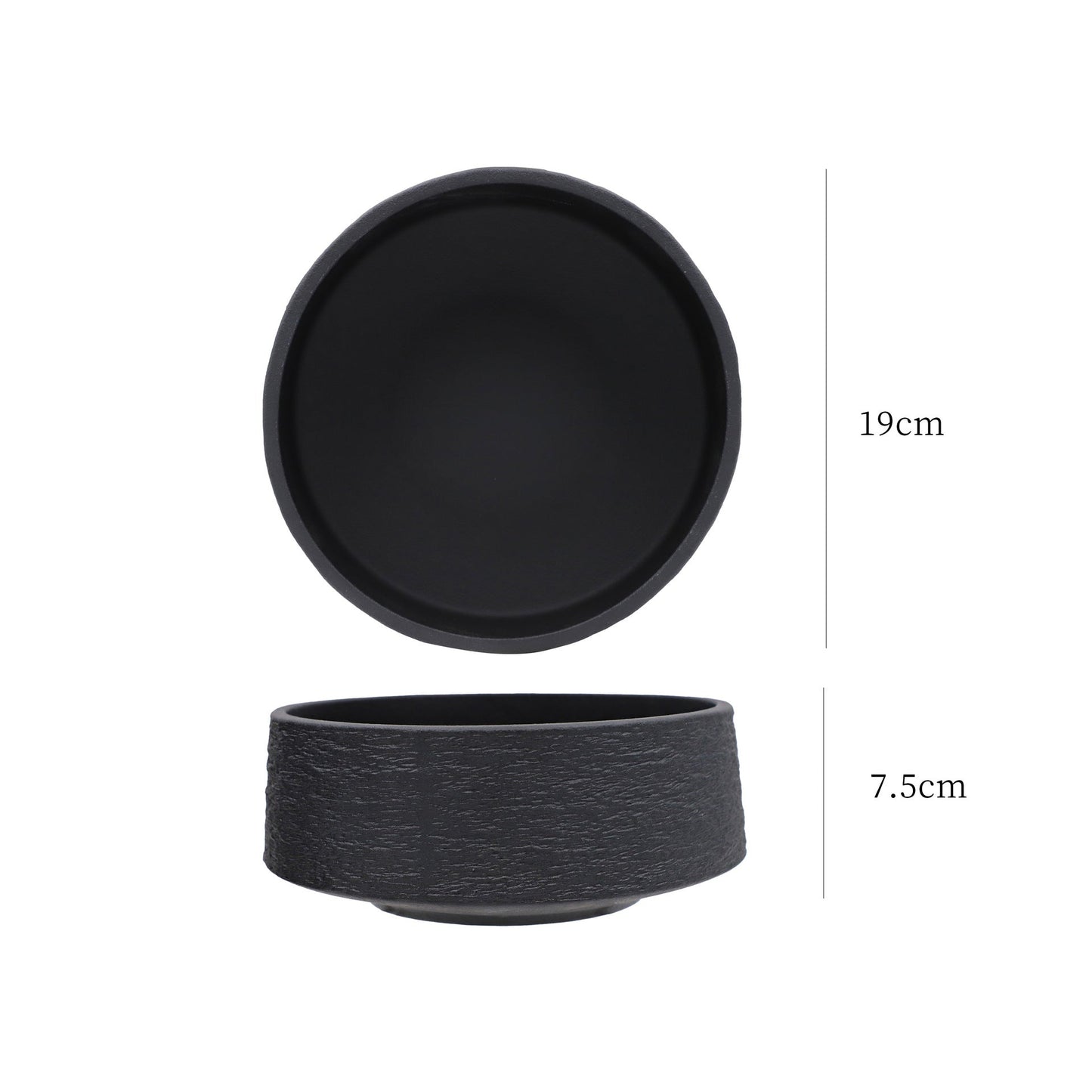 Stone Texture Ceramic Dinnerware Set – Luxury Bowls & Plates Collection