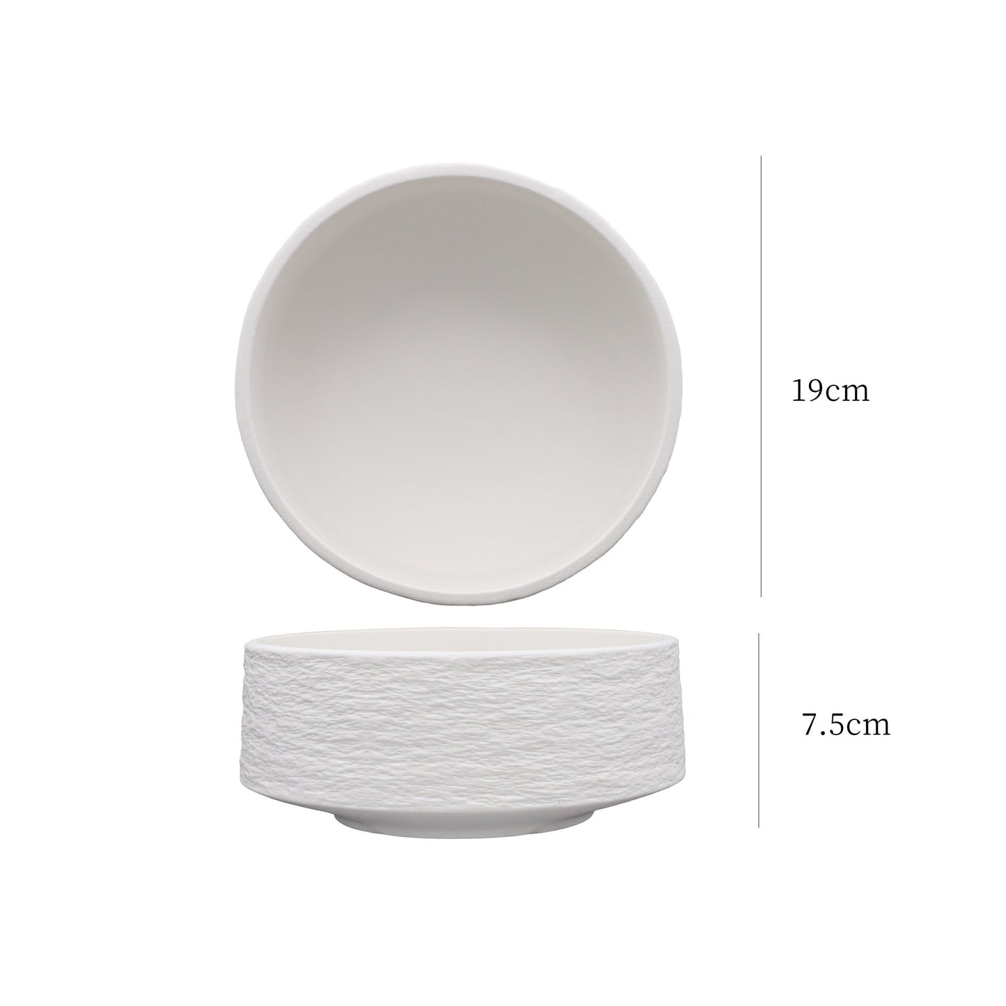 Stone Texture Ceramic Dinnerware Set – Luxury Bowls & Plates Collection