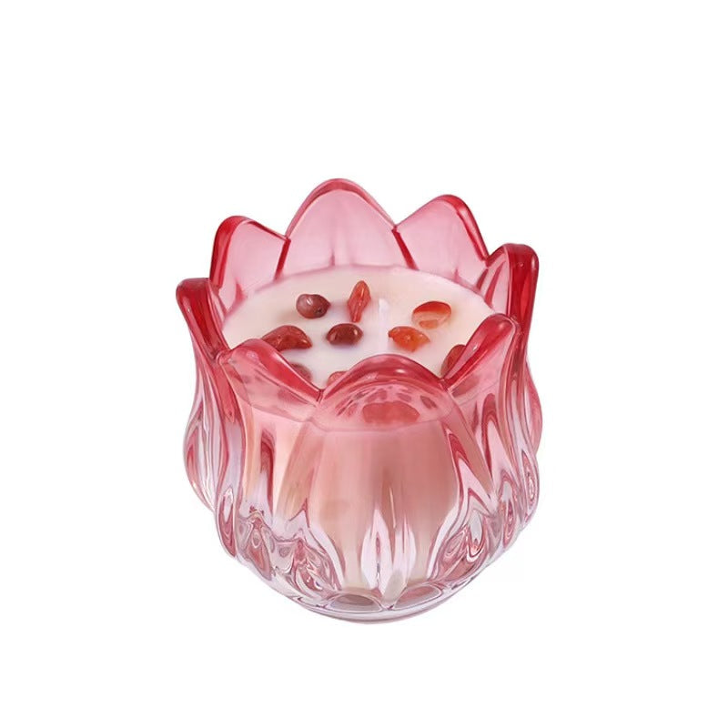 Floral Scented Candle Smokeless Handmade Candle