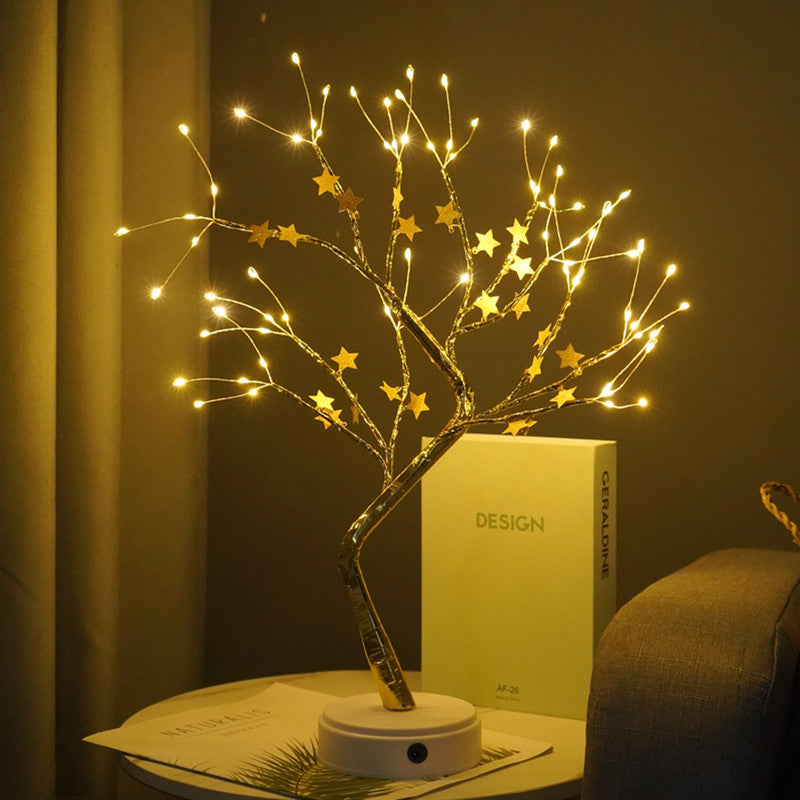 LED Pearl Christmas Tree Light – Starry Fairy Light Table Lamp