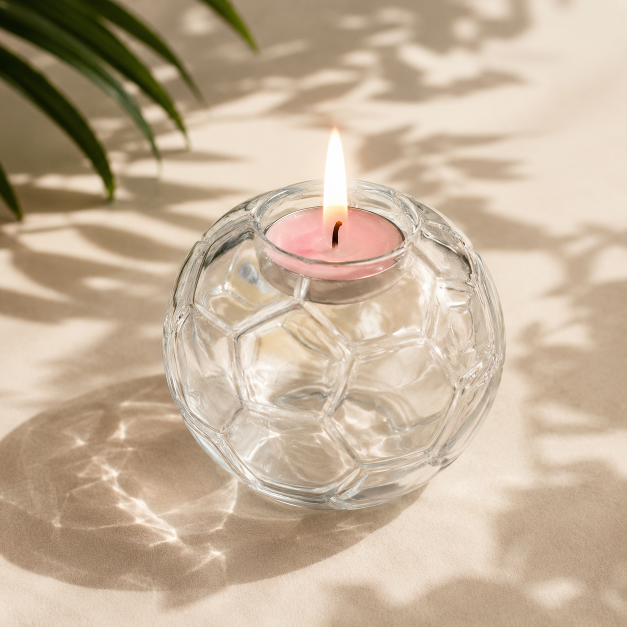 Sports Glass Cup & Candle Holder – Baseball and Football Decorative Drinkware
