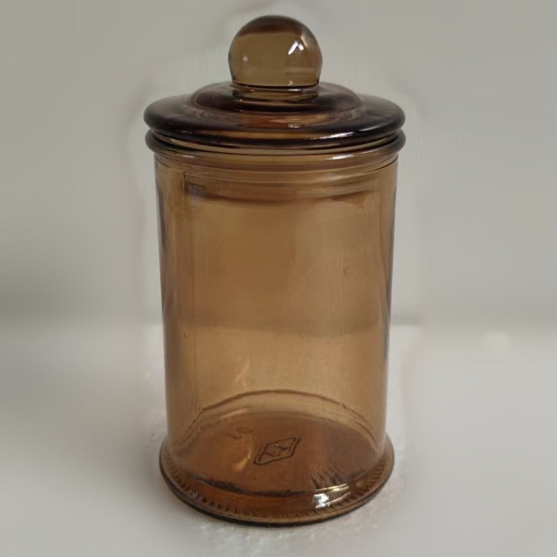 Glass Storage Jar with Lid – Airtight Container for Tea, Grains & Dry Goods