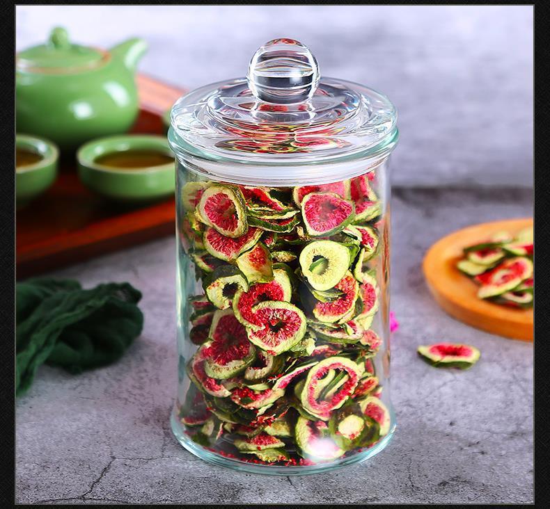 Glass Storage Jar with Lid – Airtight Container for Tea, Grains & Dry Goods