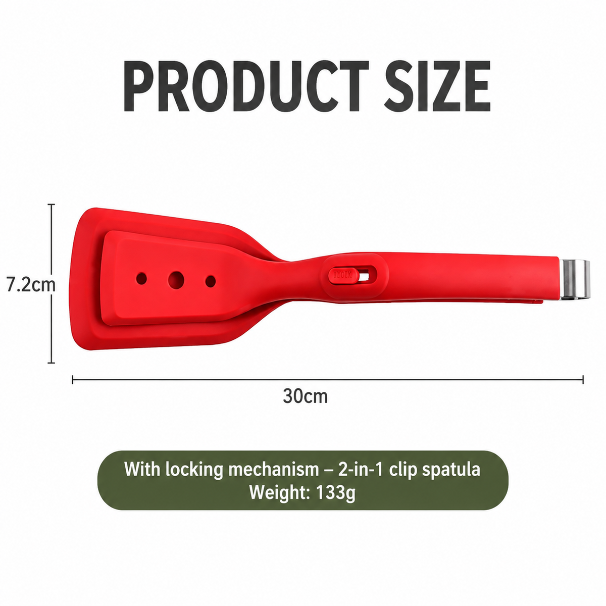 Silicone Kitchen Tongs – Heat Resistant Food Clip with Stainless Steel Handle for Cooking & BBQ