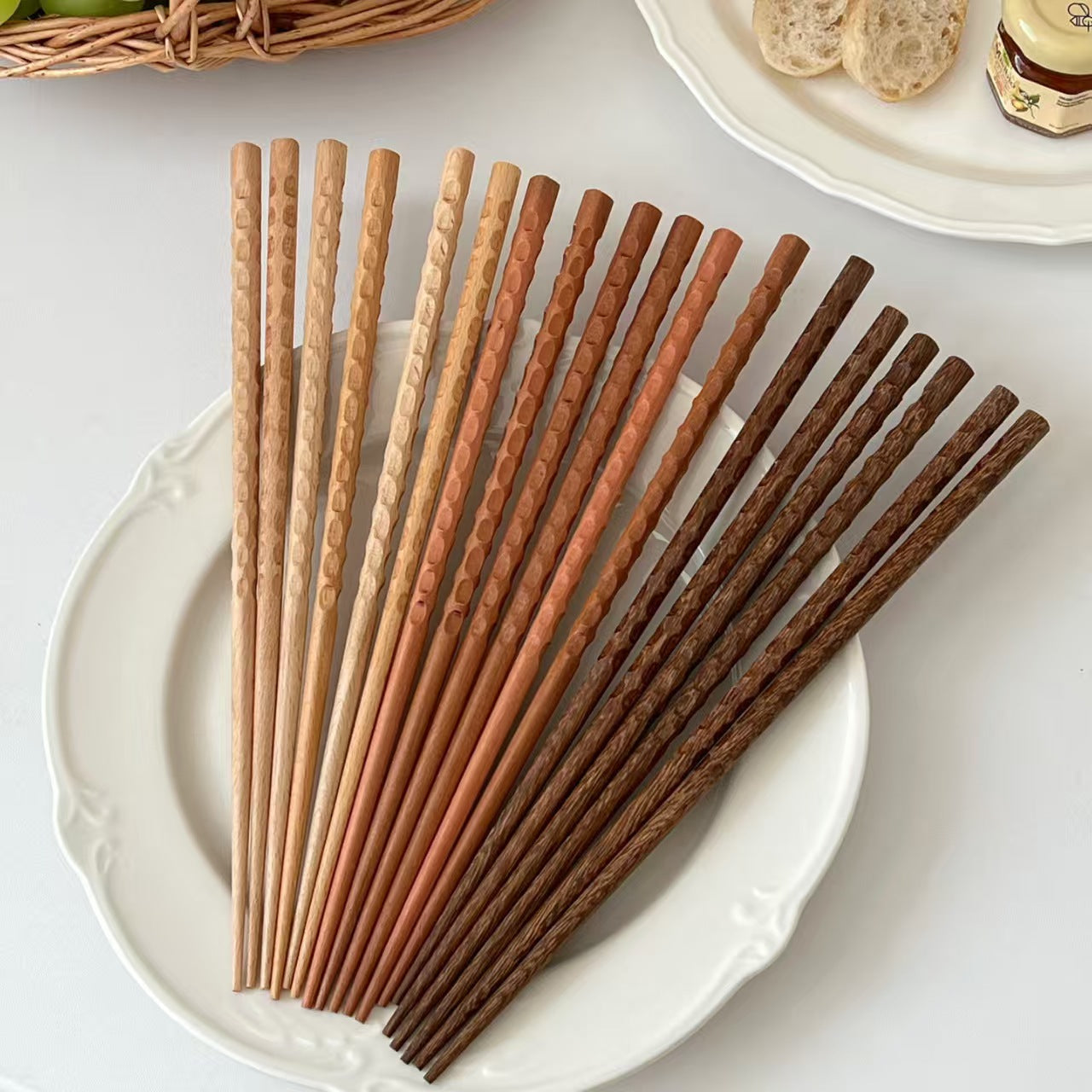 Wood Chopsticks Heat Resistant Solid Wood Tableware