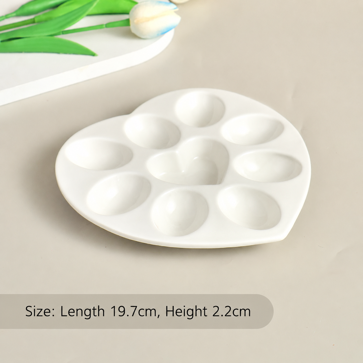 Ceramic Deviled Egg Tray – Easter Egg Display & Serving Plate