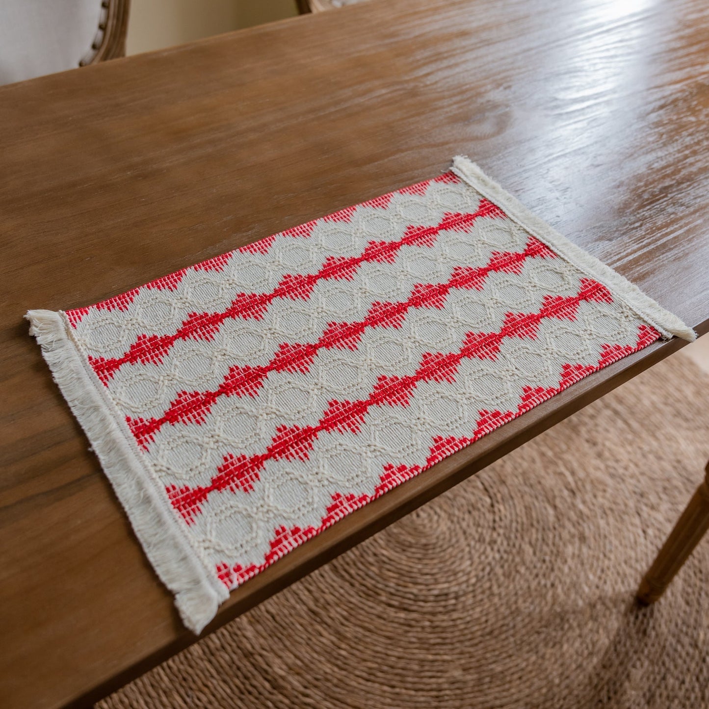 Nordic Cotton Linen Placemat, Table Mat for Dinner Parties, Weddings and Everyday Dining
