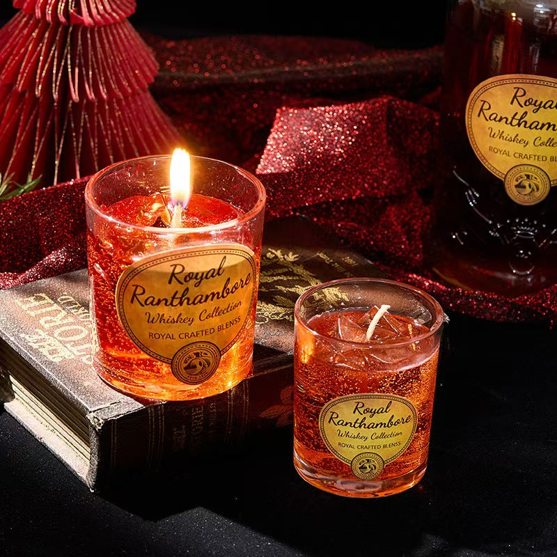 Wine Glass Soy Wax Scented Candle