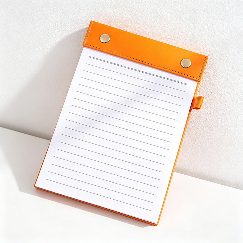 A5 Clipboard Notepad – Refillable Writing Pad with Pen Loop (150 Sheets)