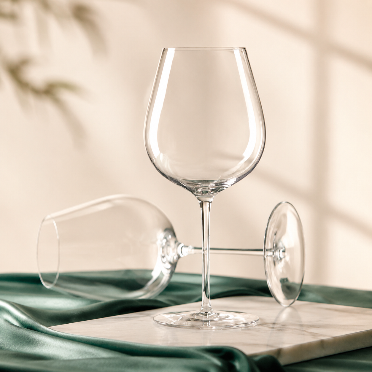 French Style Crystal Wine Glass Set – Bordeaux & Burgundy Collection