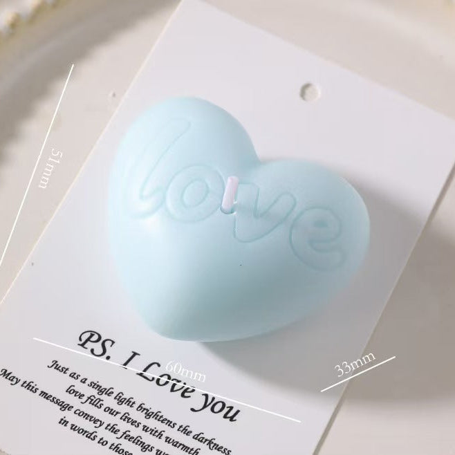 Love Heart Soy Wax Candle