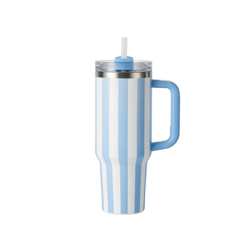 40oz Stainless Steel Insulated Tumbler Ice Boss Cup Large Capacity Travel Mug Vacuum Hot Cold Drink Bottle Portable Customizable Cup