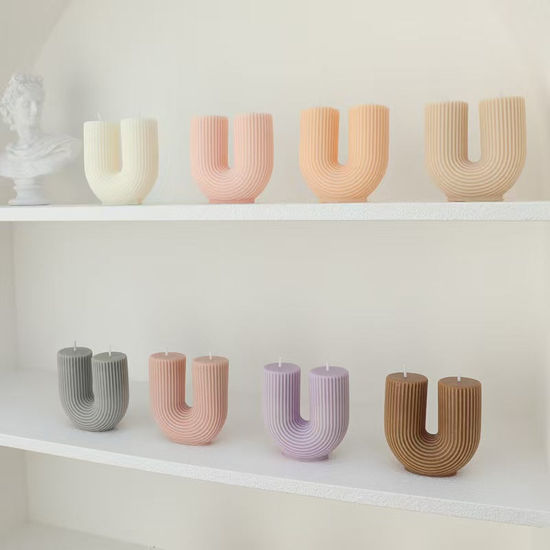 U-Shaped Rainbow Bridge Scented Candle