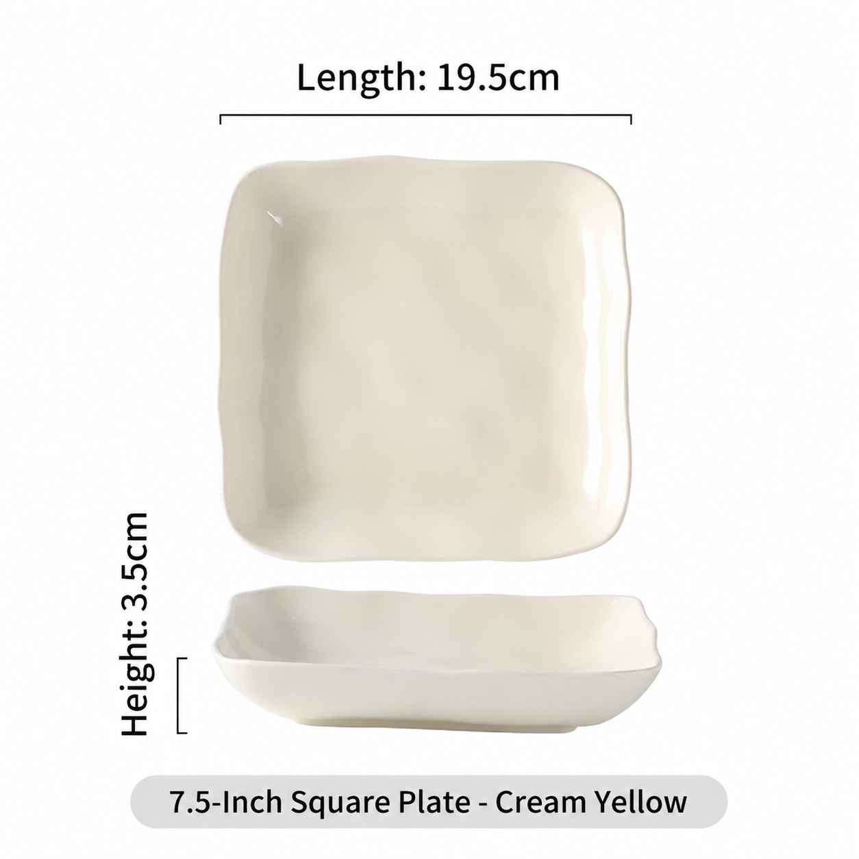 Handcrafted Texture Ceramic Dinnerware Set – Underglaze Bowls & Plates