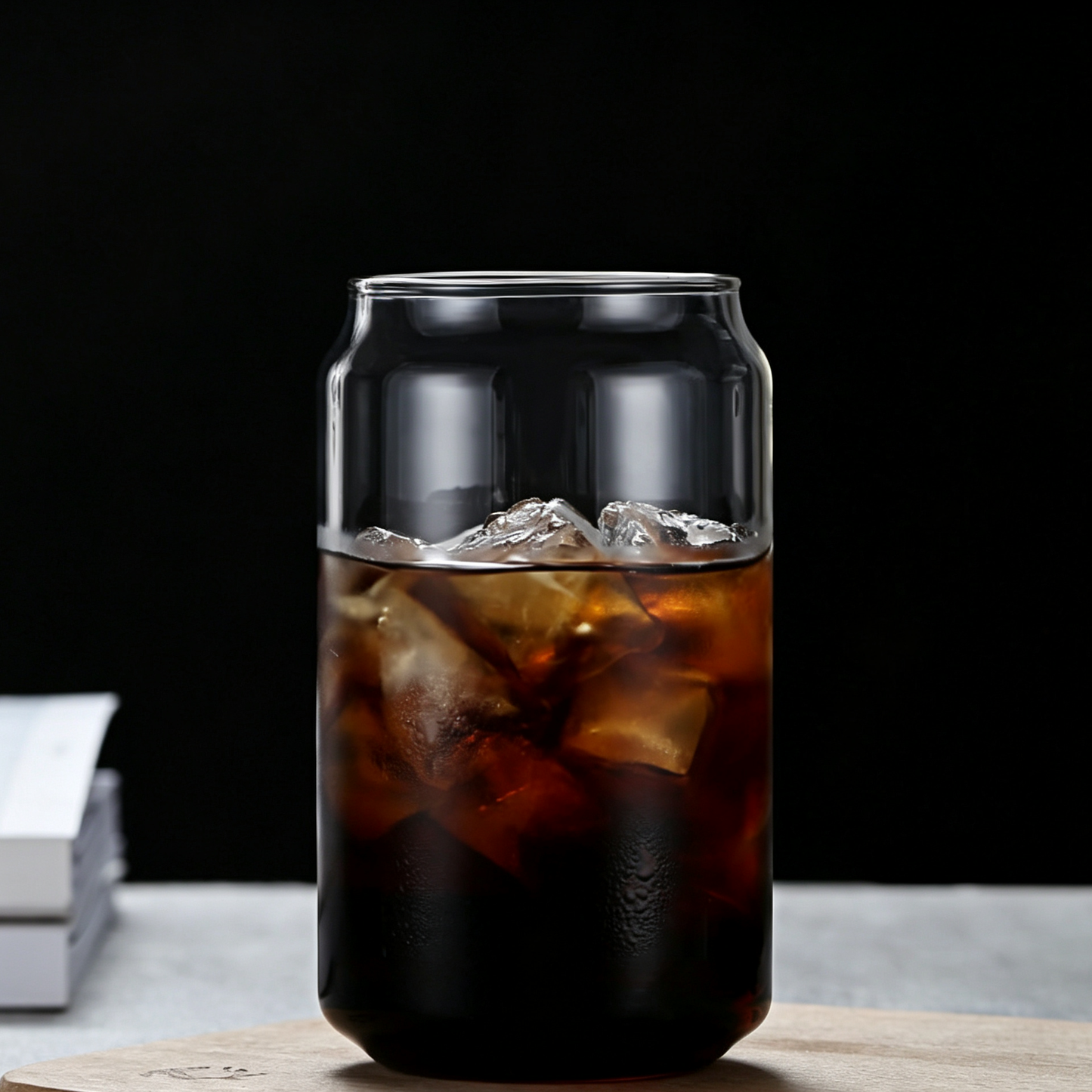 Hand Blown Borosilicate Glass Tea Cup – Single Wall Clear Teacup for Home & Café Use