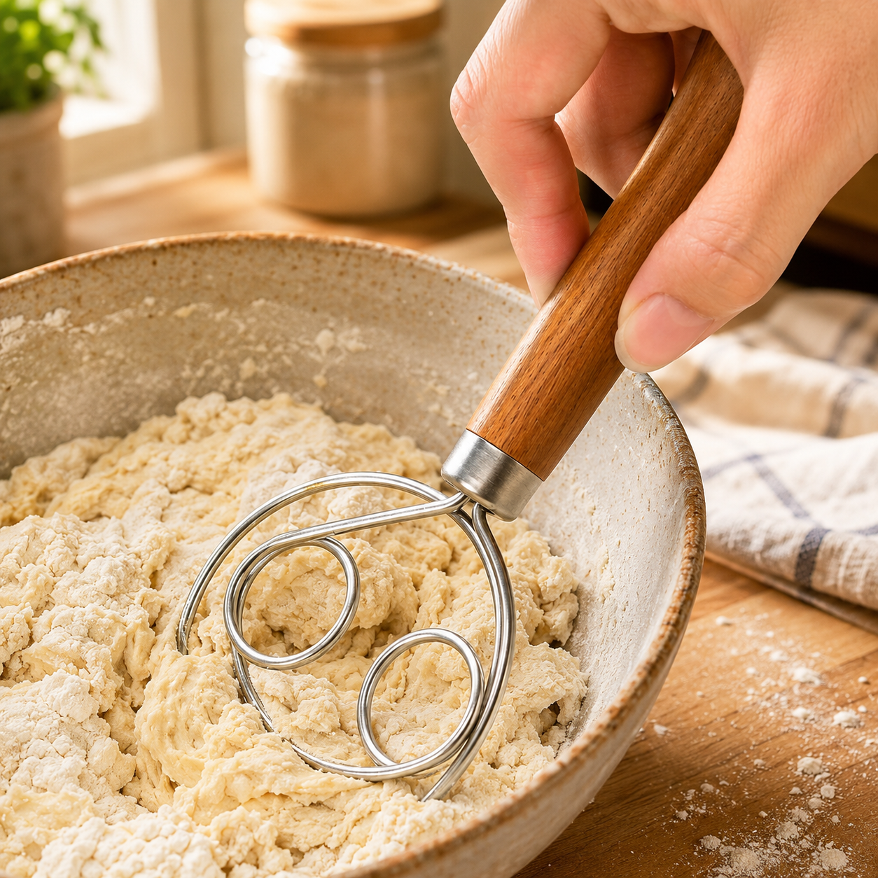Paw-Shaped Dough Mixer & Kneader, No-Mess Hand-Free Dough Blender