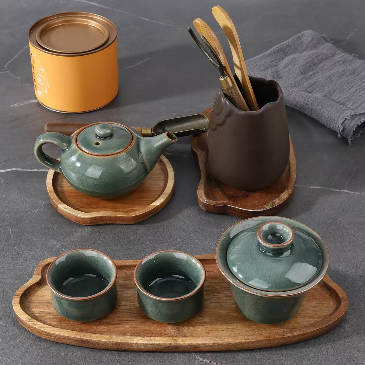 Wood Cloud Shape Serving Tray Decorative Storage Tray